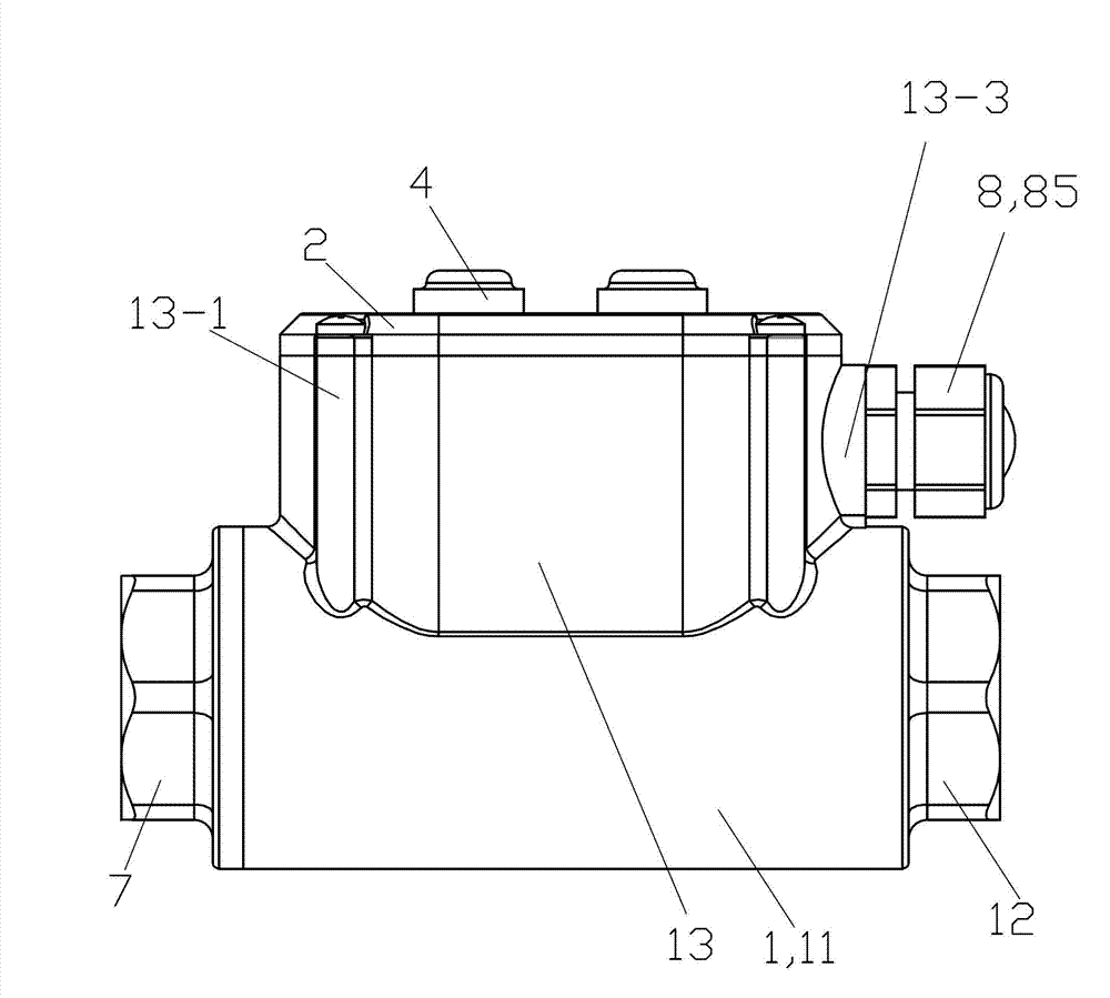 Pipeline liquid level sensor for mine