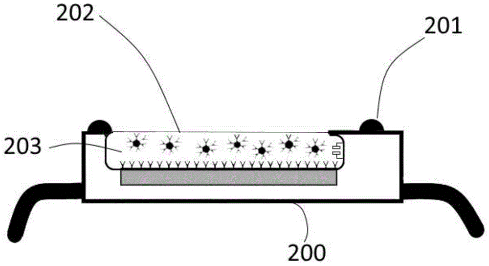 Liquid phase detection chip