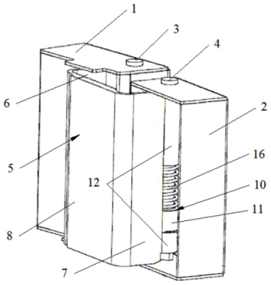 Concealed hinge capable of being sequentially opened and closed at large angle