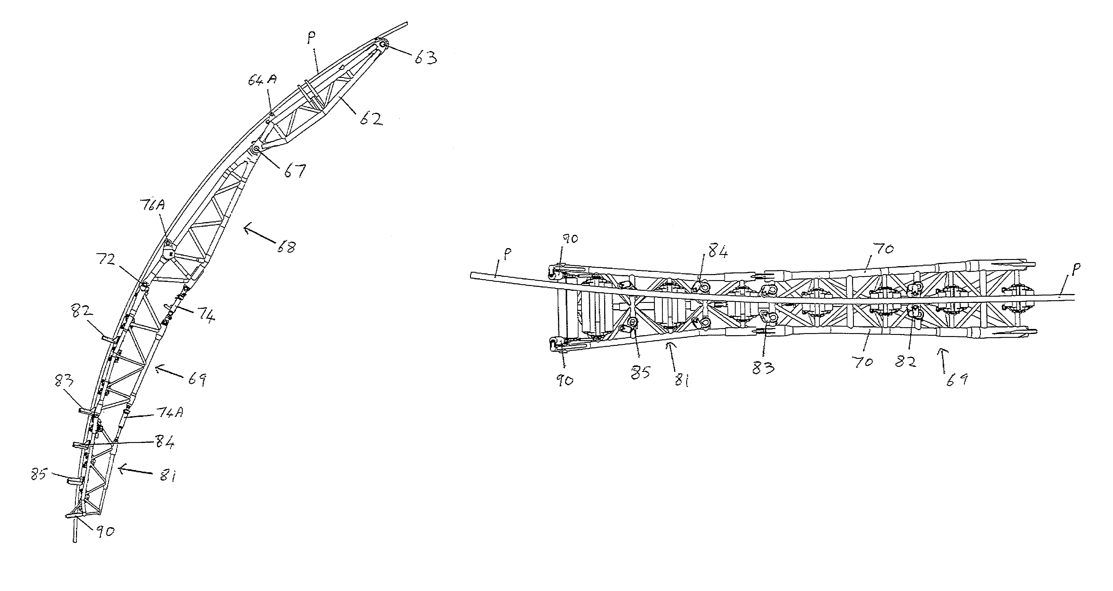 Method and vessel for laying a pipeline