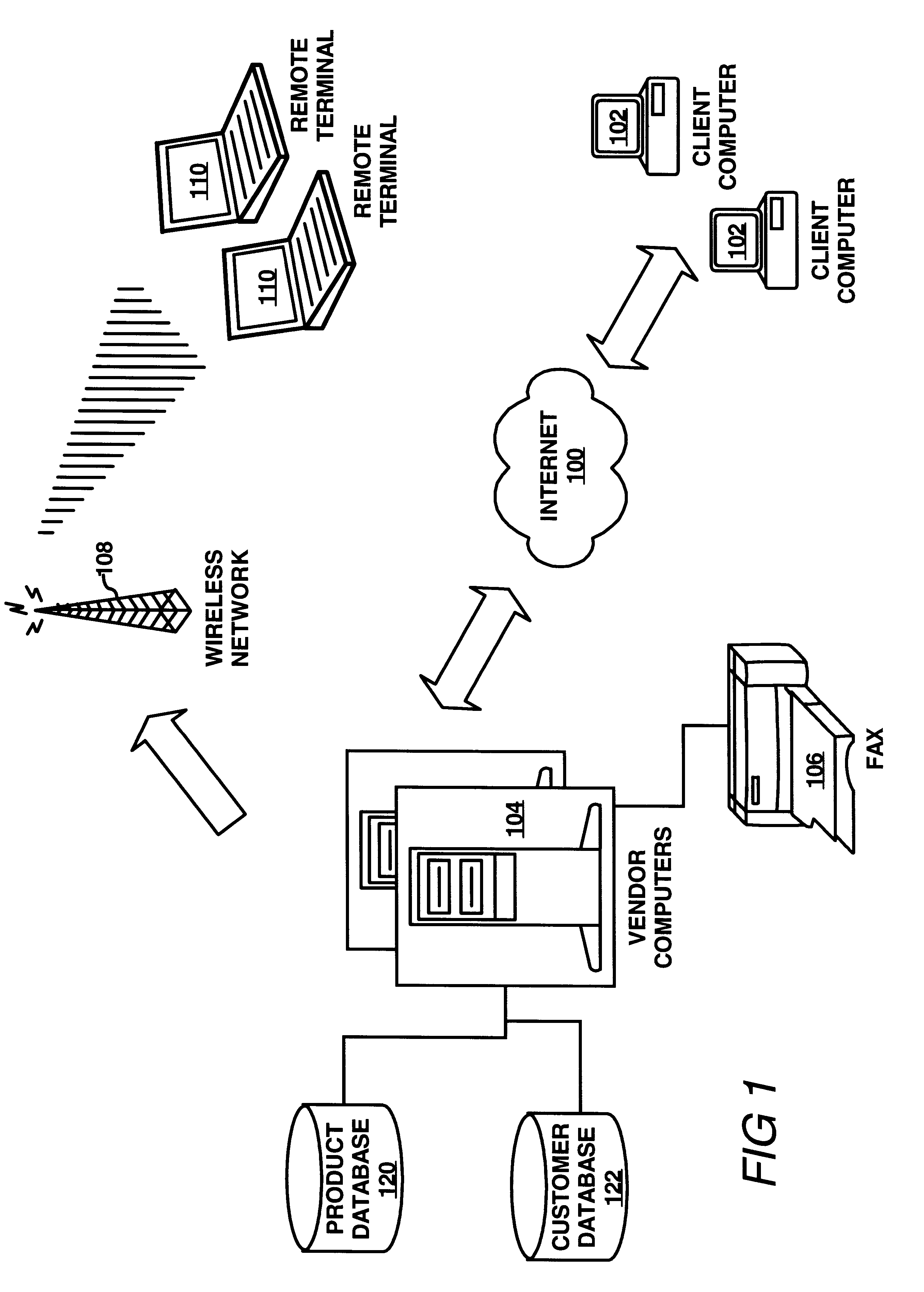 Apparatus for providing instant vendor notification in an electronic commerce network environment