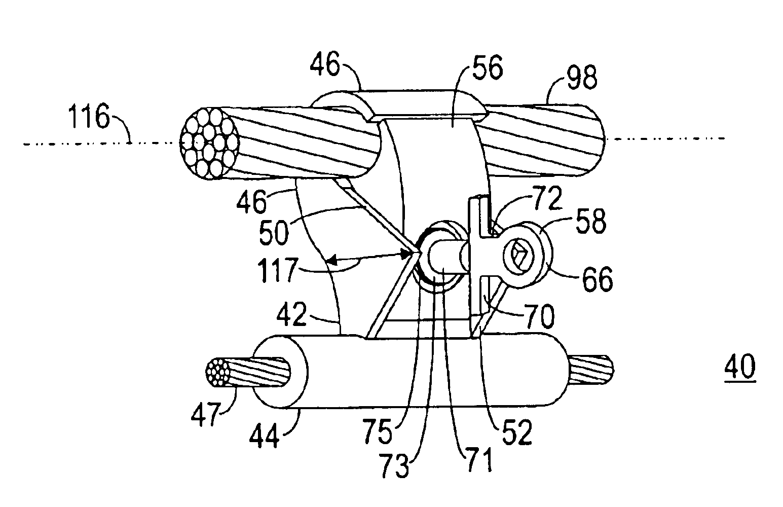 Clamp for a vibration damper and method of installing same