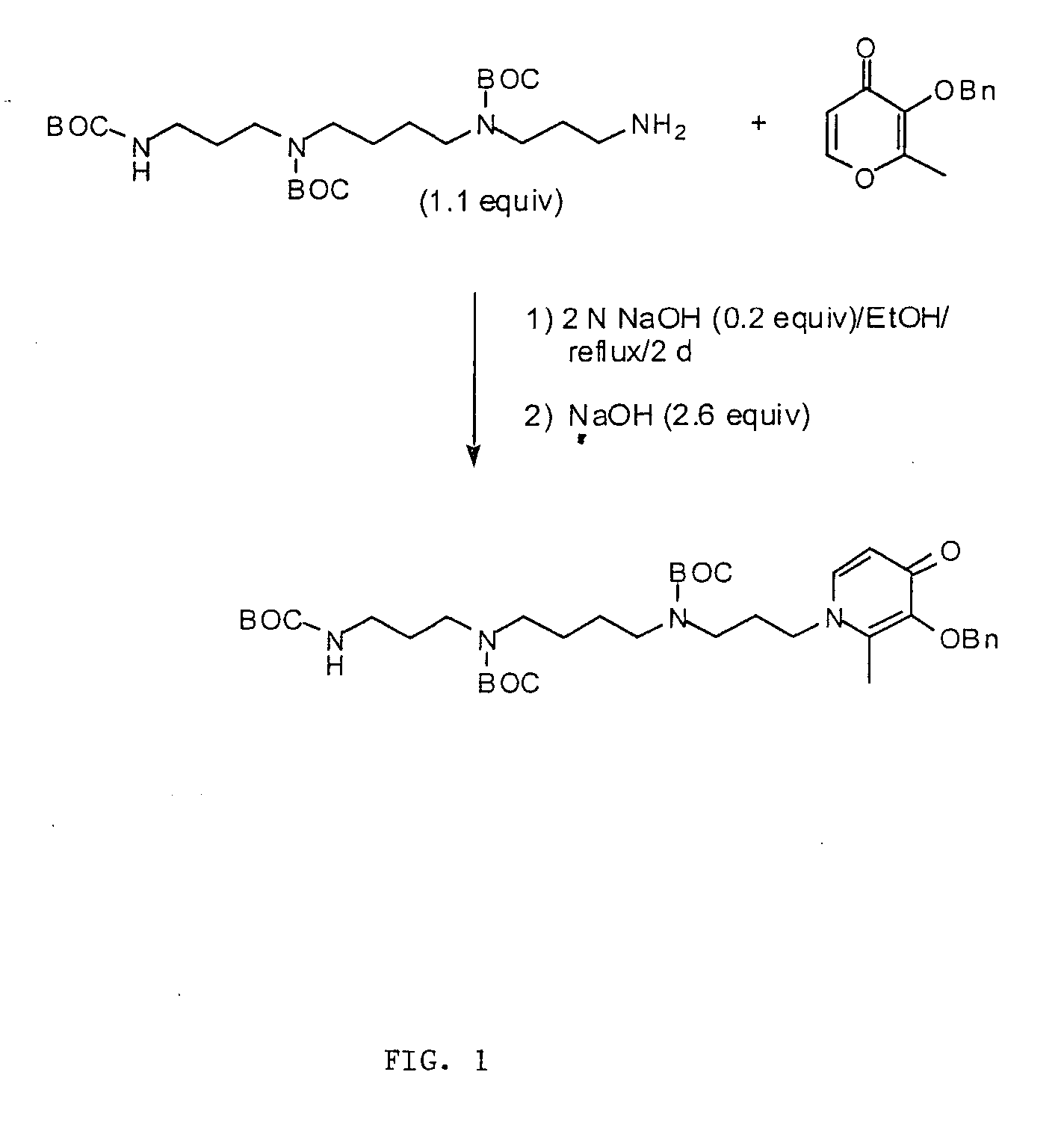 Polyamine-metal chelator conjugates