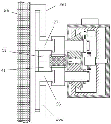 Mounting component provided with alarm and used for LED display device