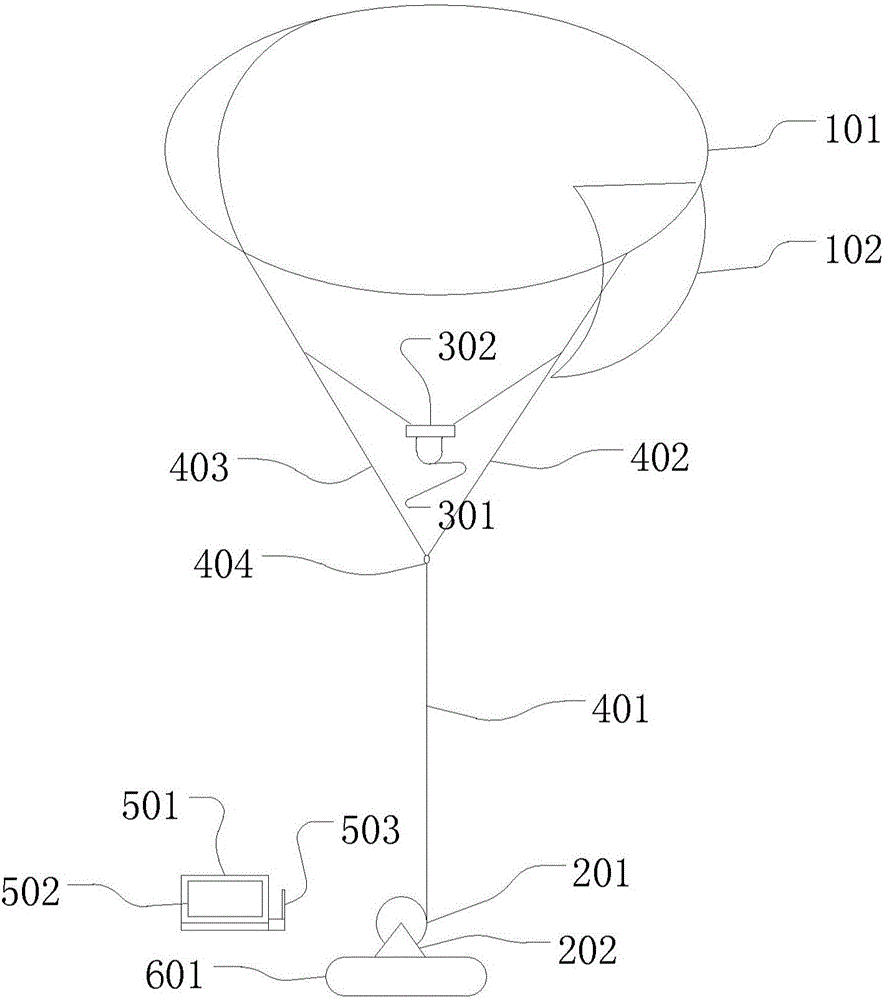 Subminiature tethered balloon system