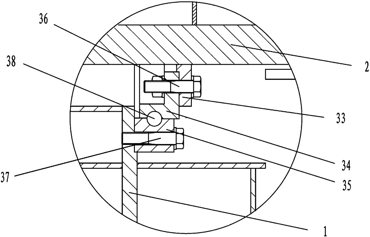 Ferris wheel rotation car single-loop rotary bearing method
