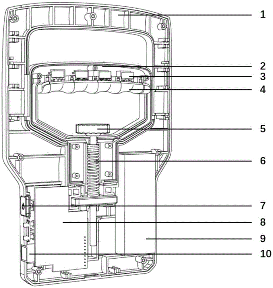 Grip strength test system and circuit thereof