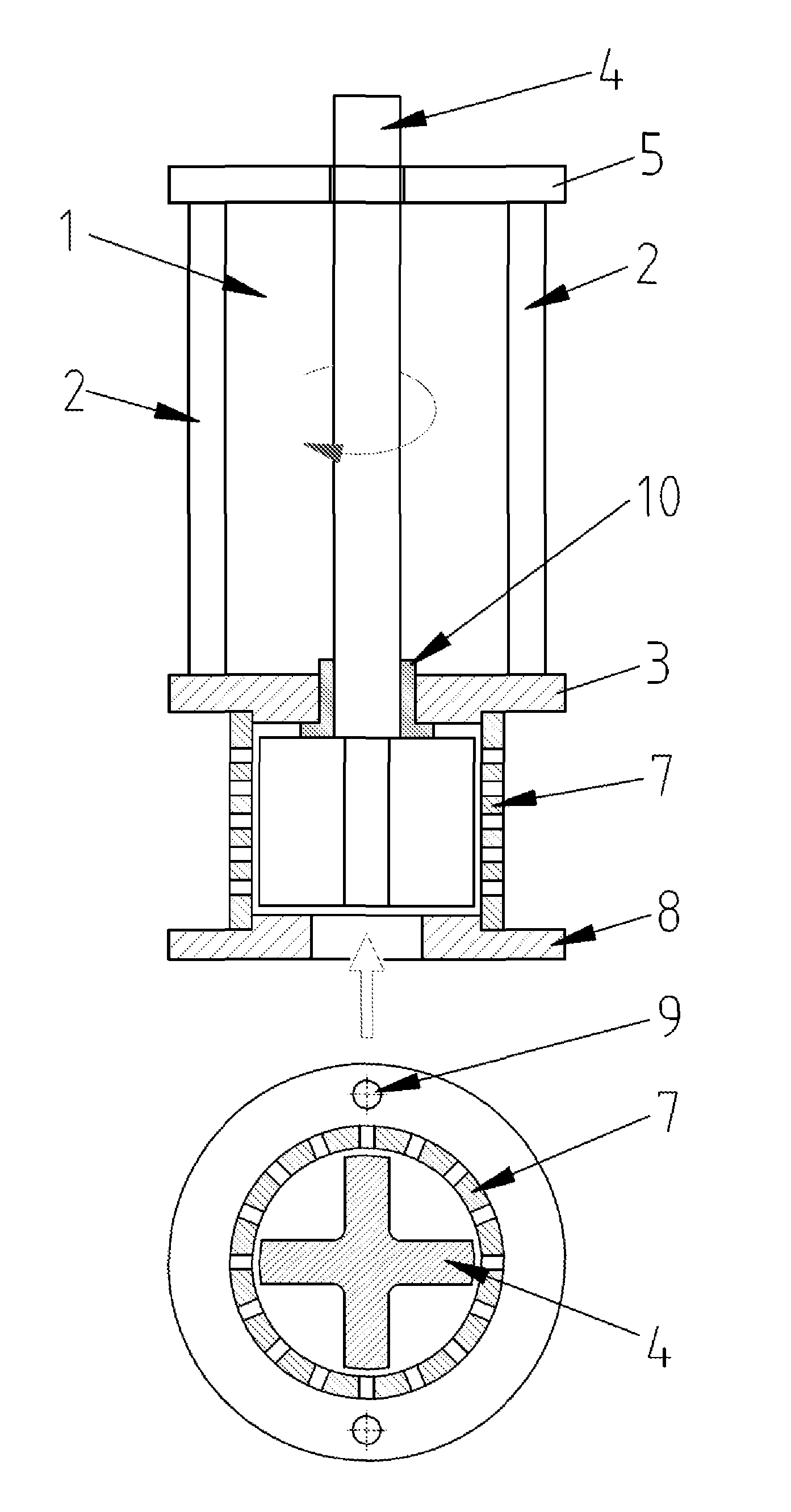 Apparatus and method for liquid metals treatment