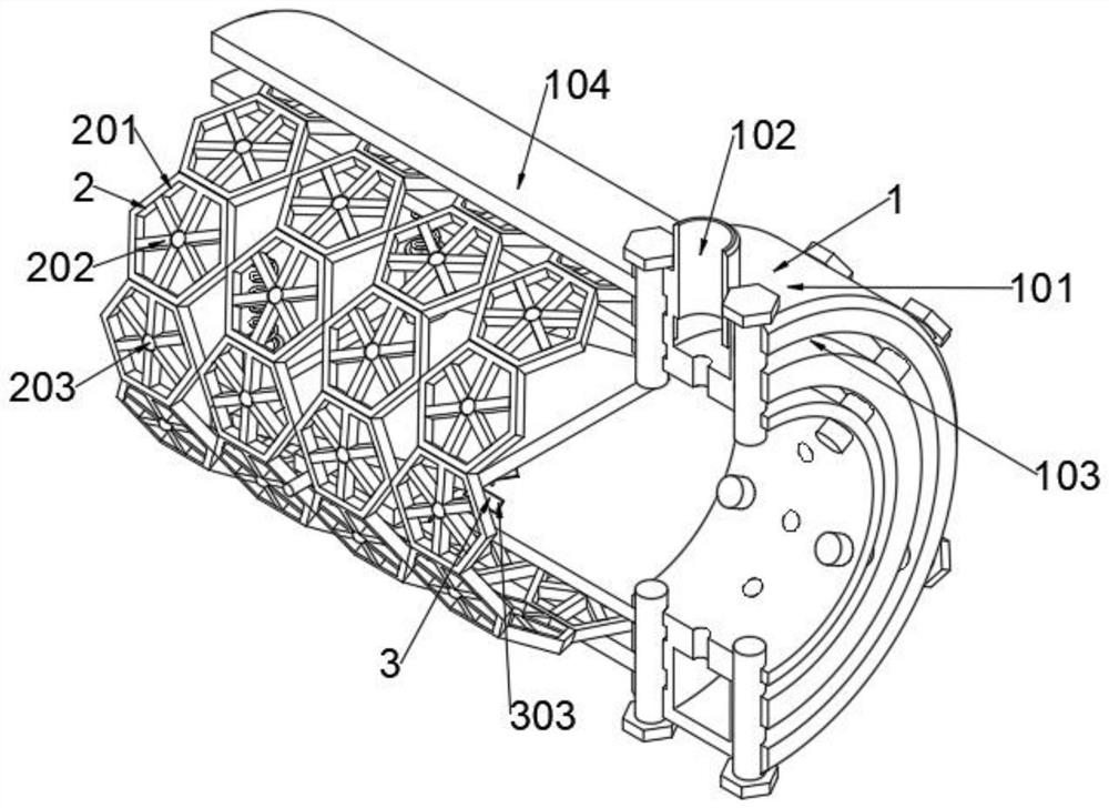 High-crack-resistance anti-corrosion reinforced concrete drainage pipe and production process thereof