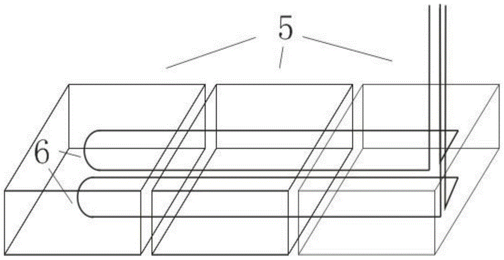 Distributed optical fiber monitoring method and system for ship lock structure strain and stress