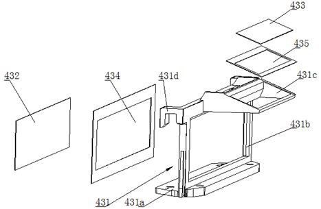 Double-screen display platform for head-up display system