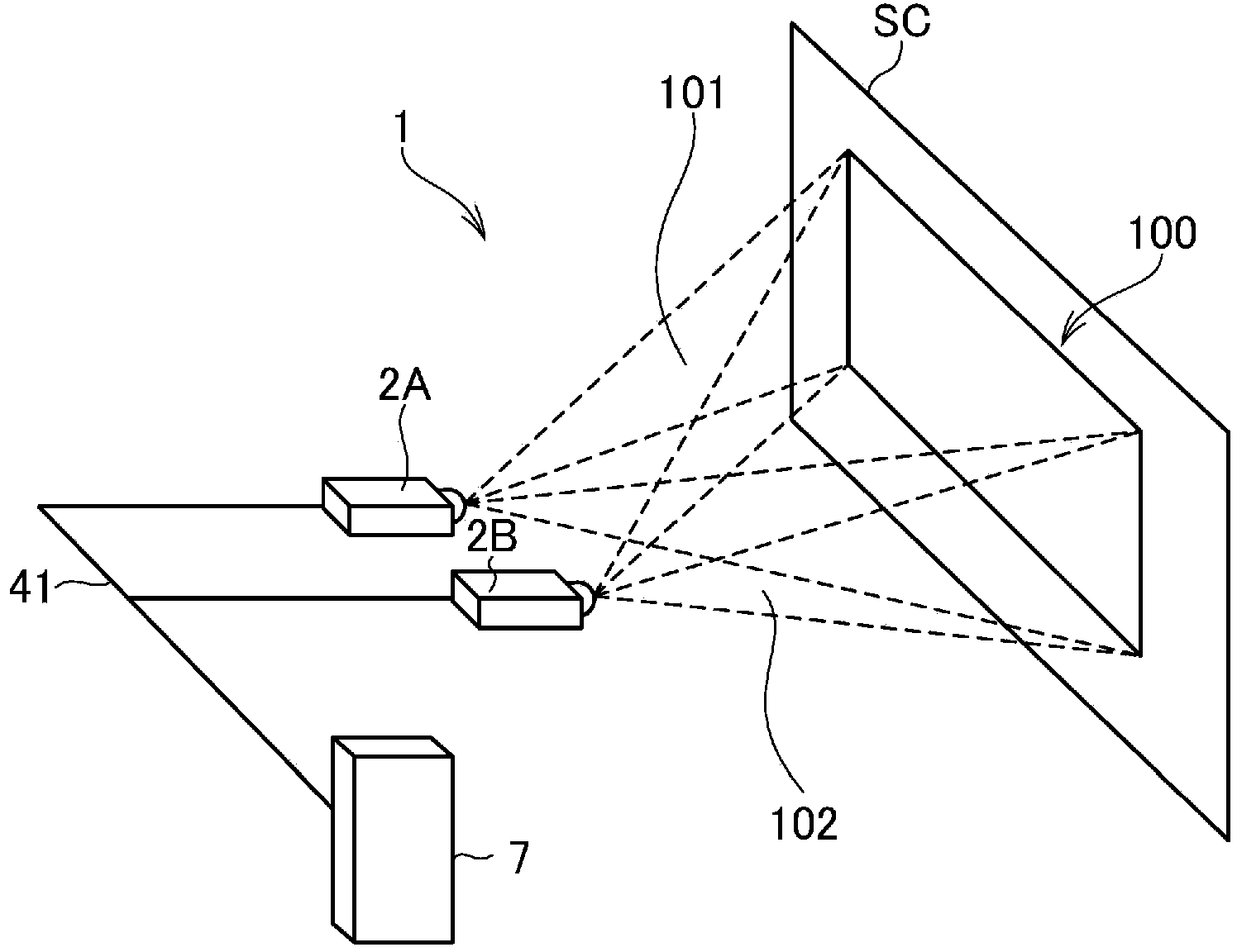 Projector and control method for the projector