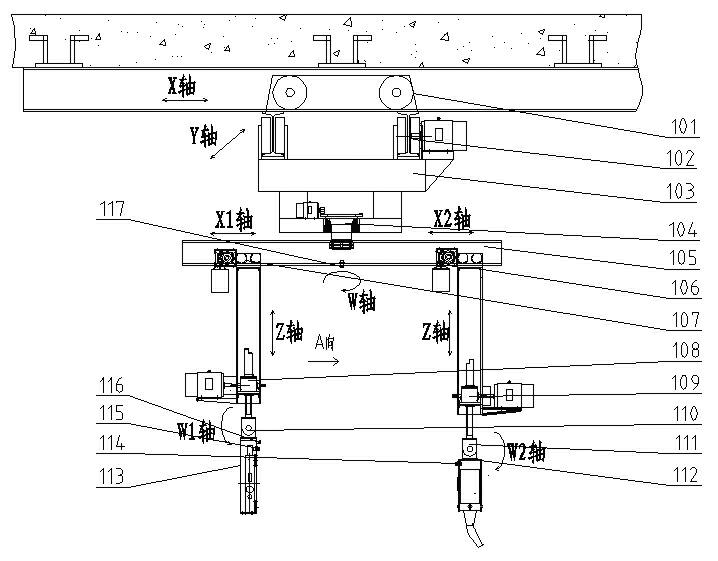 Intelligent X-ray digital flat imaging detection system device and detection method