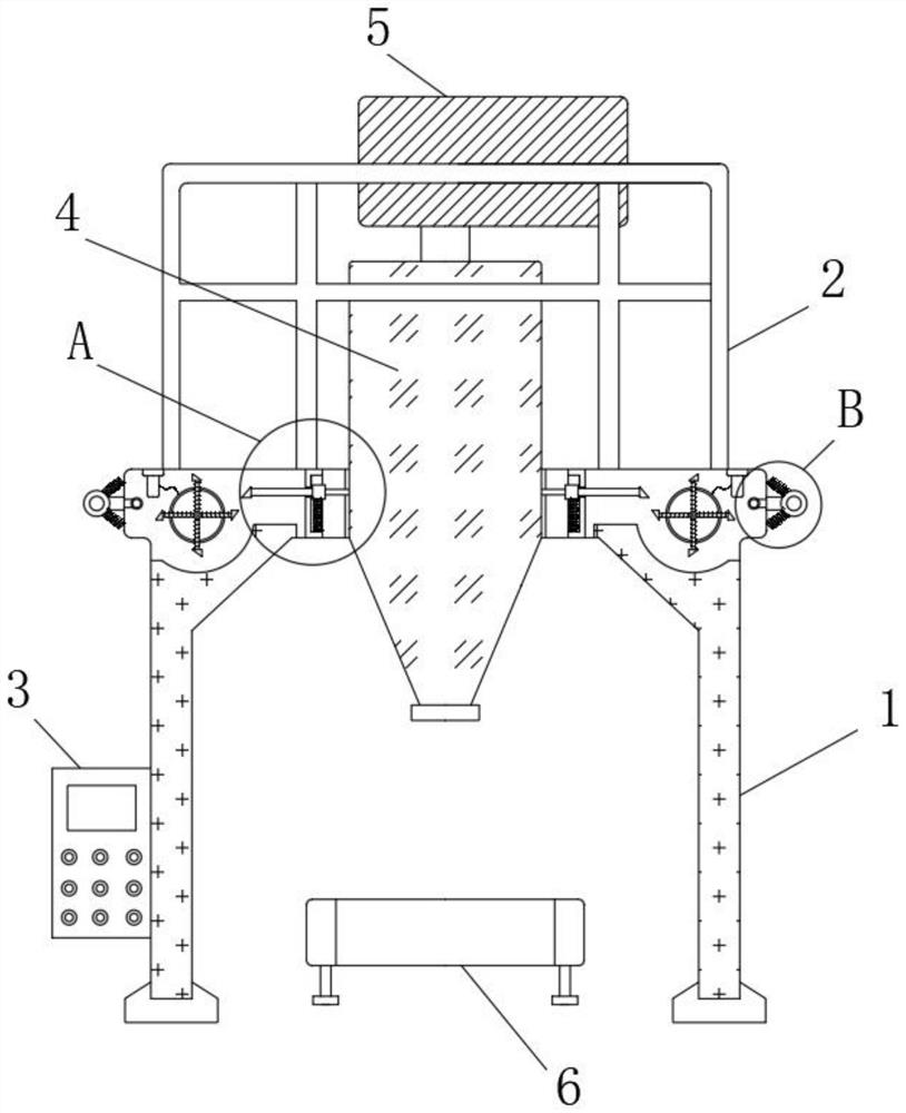 Lifting type dust removal and powder recovery packaging machine