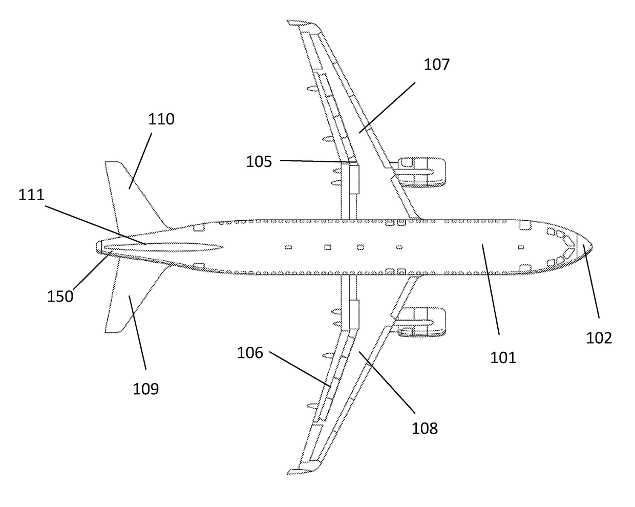 Aircraft frame structure and associated method