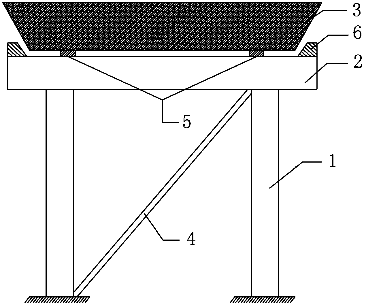 Seismic mitigation and absorption bridge structural system with buckling restrained support and seismic isolation rubber bearings