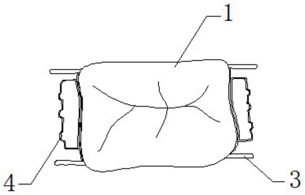 Copper sheet and activated carbon combined high-elasticity invisible removable denture