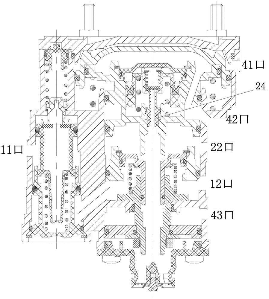 A trailer control valve with external pressure regulating structure