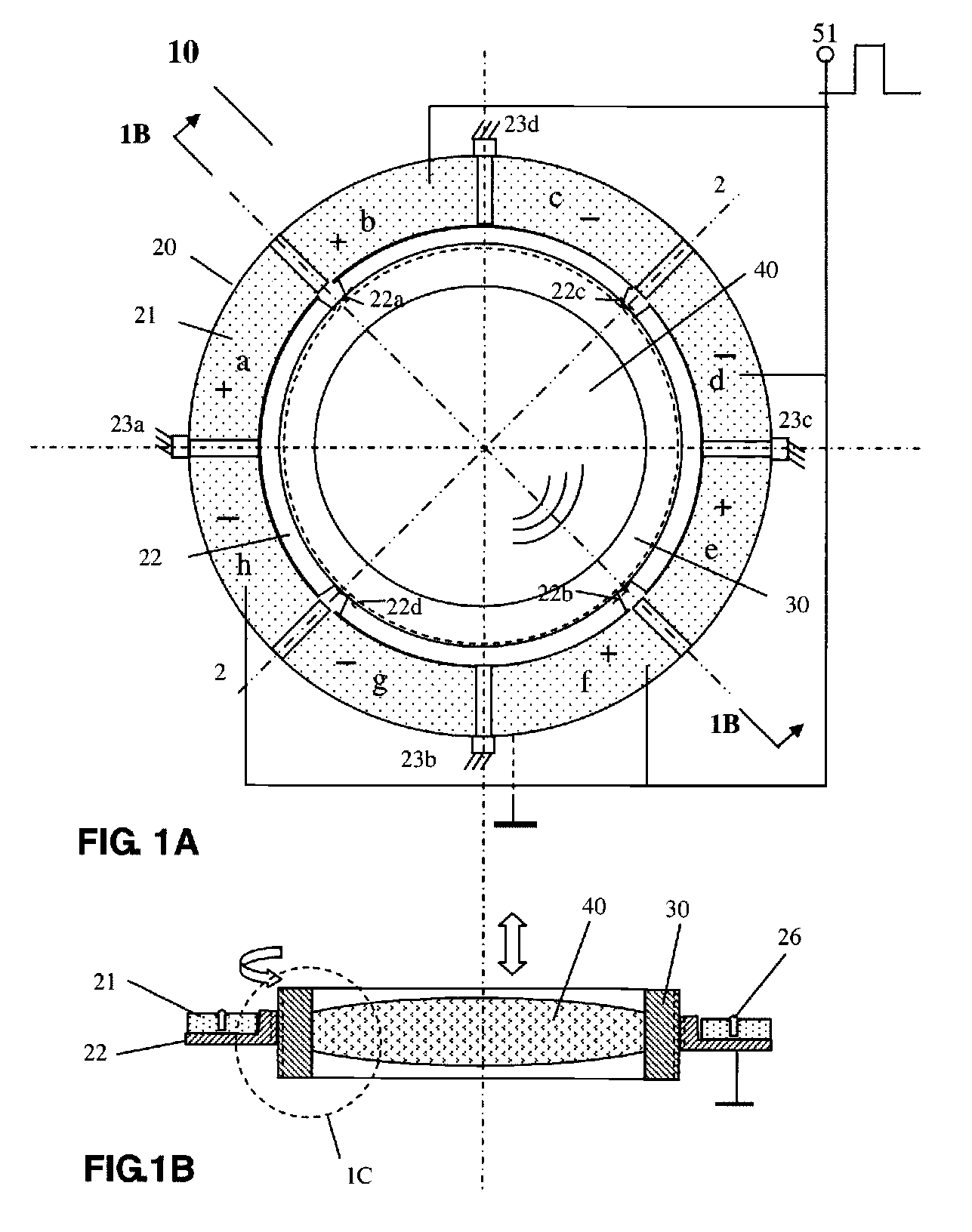 Miniature Piezoelectric Motor and Method of Driving Elements Using Same