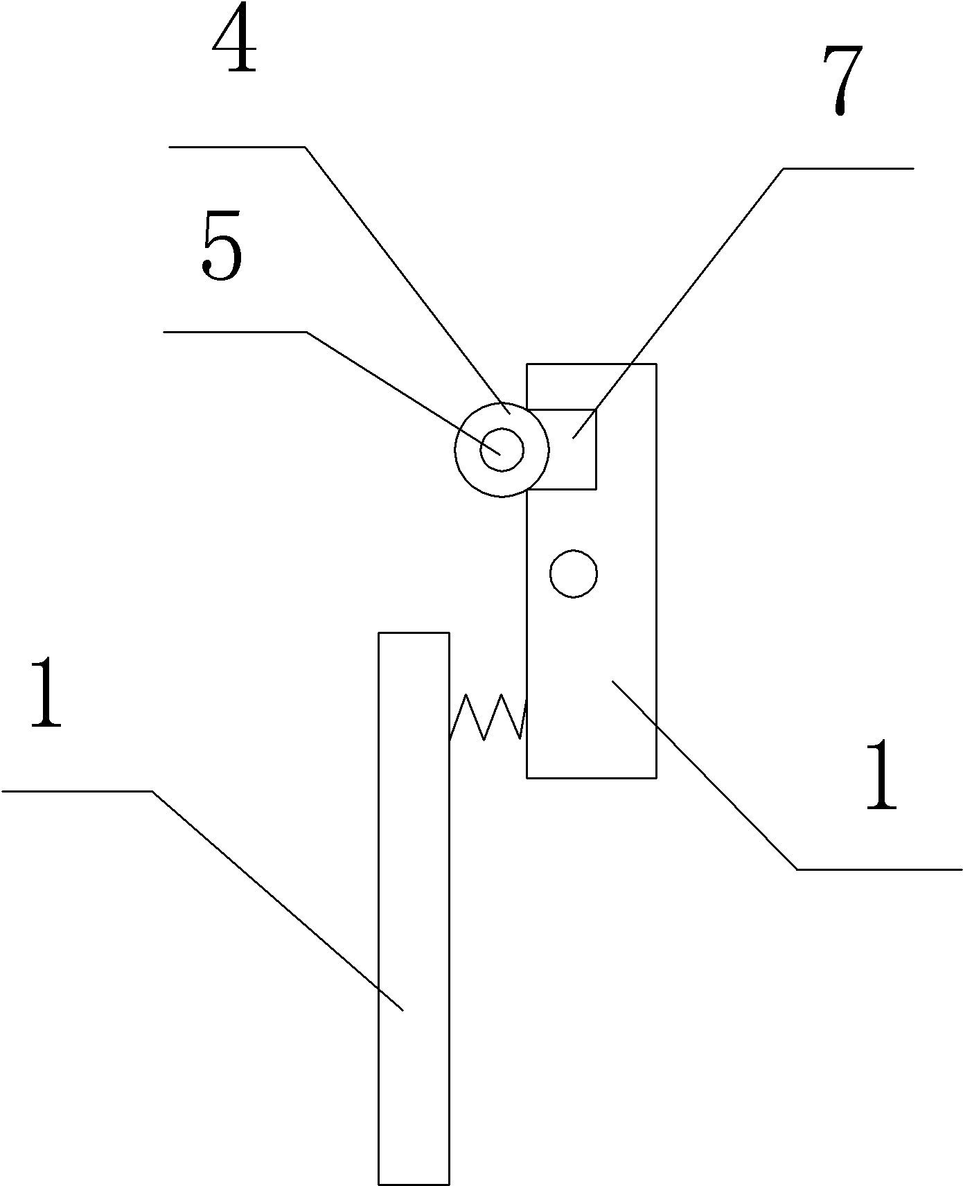 Convenient-to-unlock positioning rod