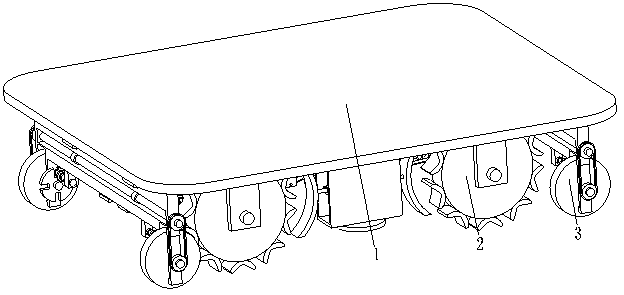 Combined harvester advancing speed intelligent adjusting system