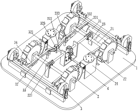 Combined harvester advancing speed intelligent adjusting system