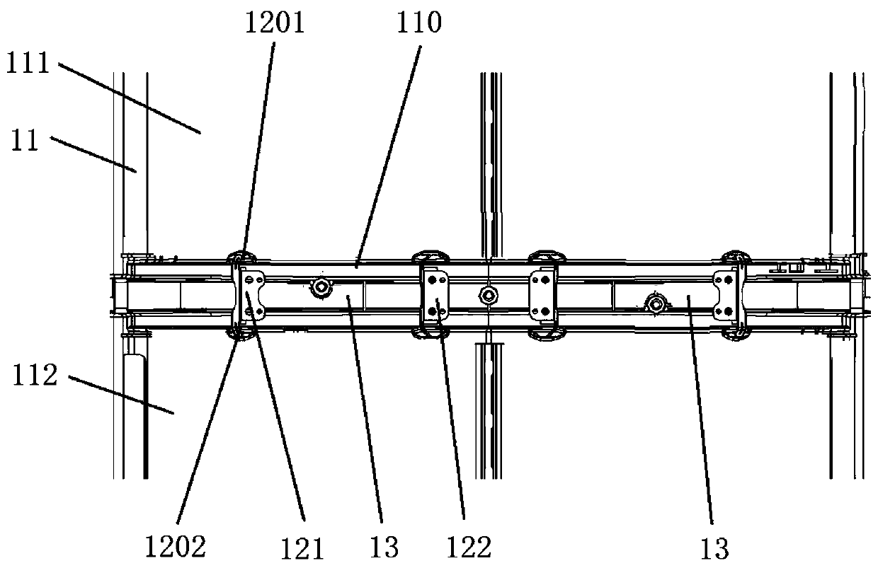 A cable rack, a purification module, an air intake grille, a purification module, and an air-conditioning device