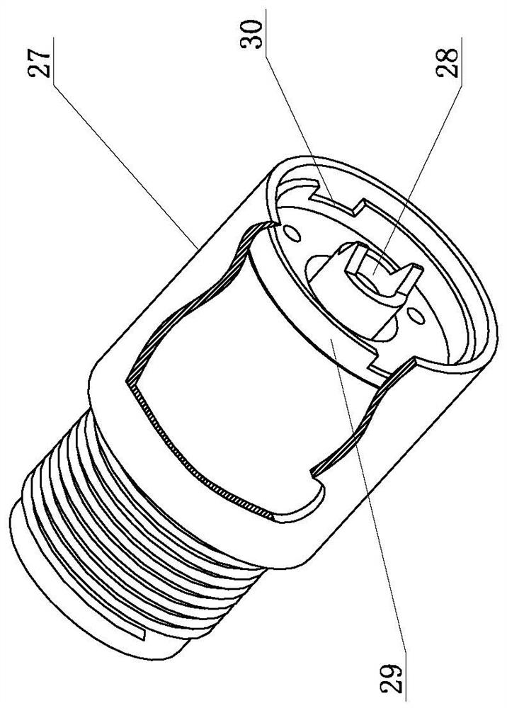 Dental low-speed handpiece disassembling device