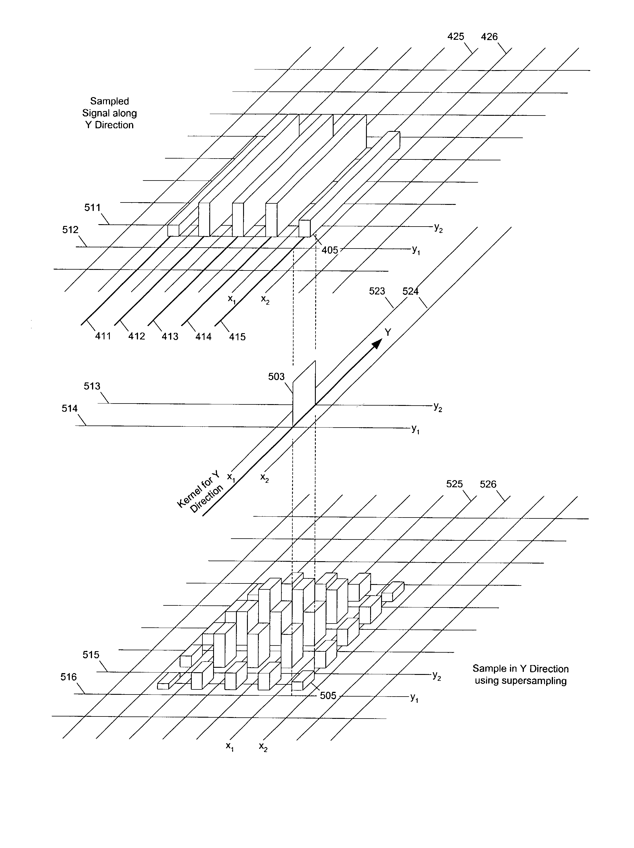 Method and apparatus for anti-aliasing scan conversion