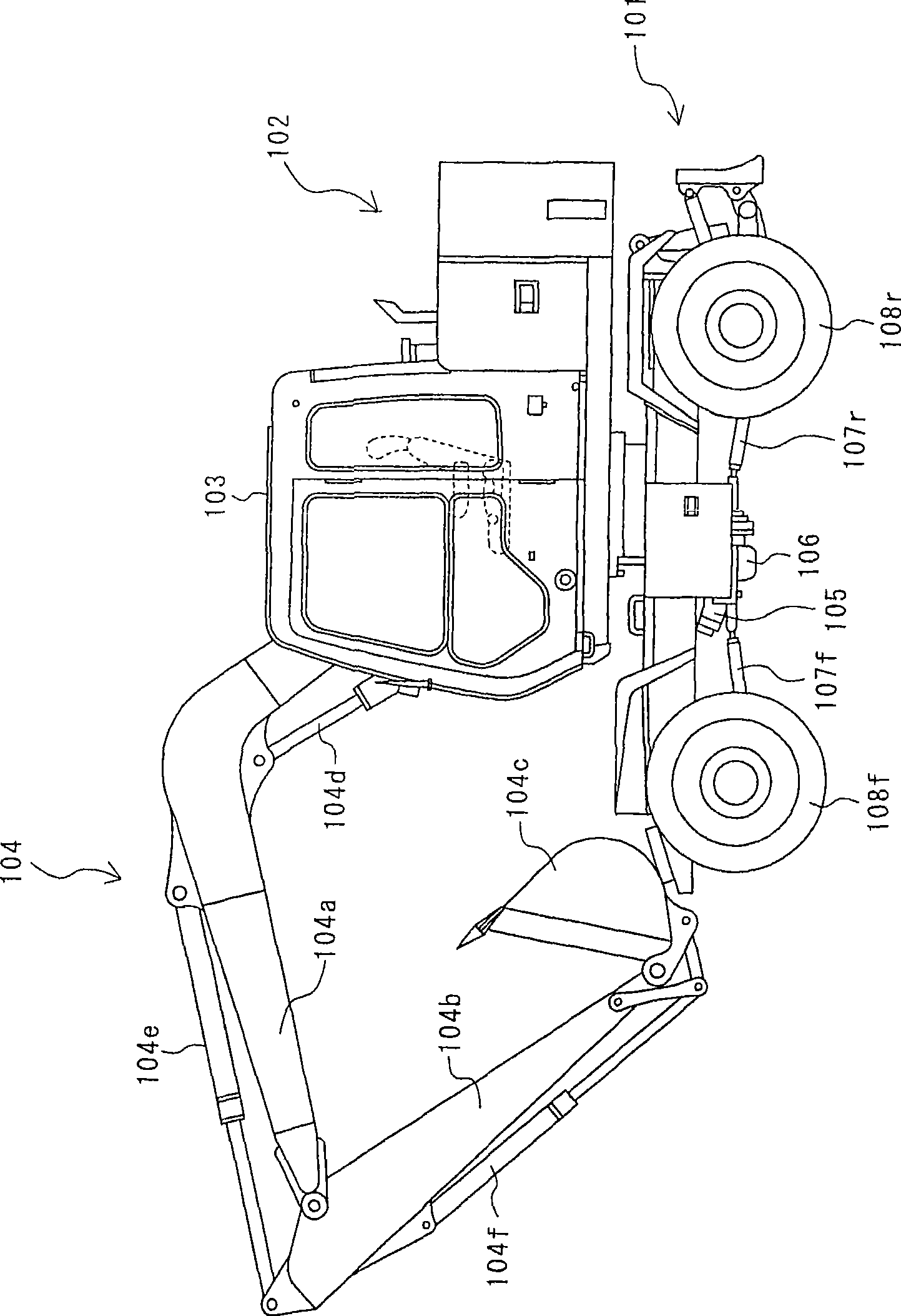 Travel control device for hydraulic traveling vehicle