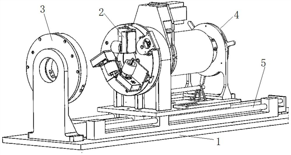 Hollow shaft grinding device and automatic grinding equipment for cable