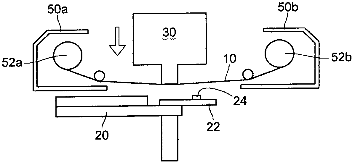 Buffering element and bonding method for flip-chip soft film using the same