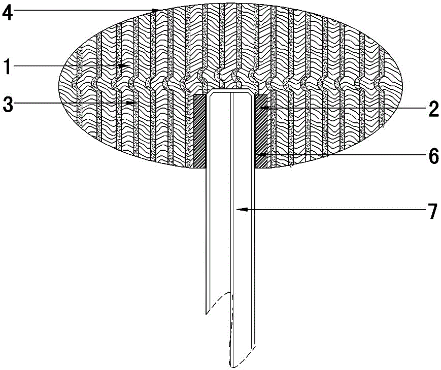 Installation method of composite installation structure of solid wood handrail clips on glass balustrades