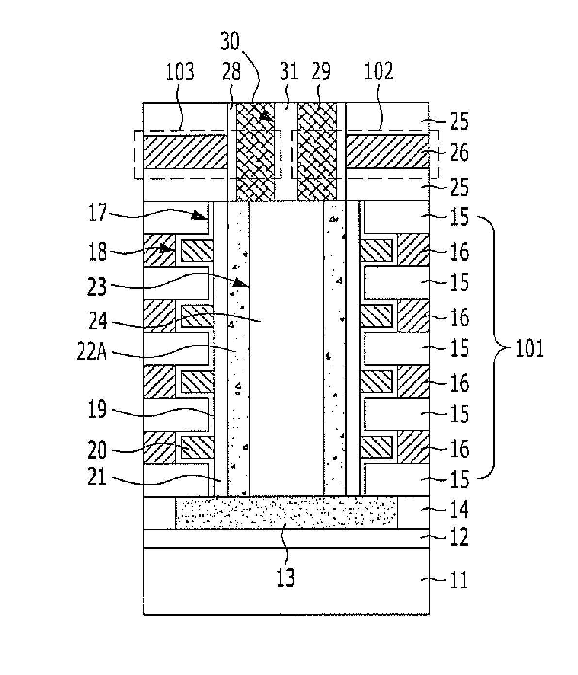 Method for fabricating 3d-nonvolatile memory device