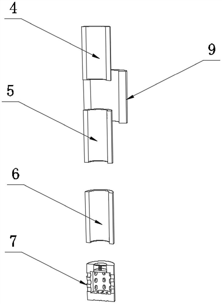 A coalbed methane pumping using carbon dioxide fracturing anti-permeability device