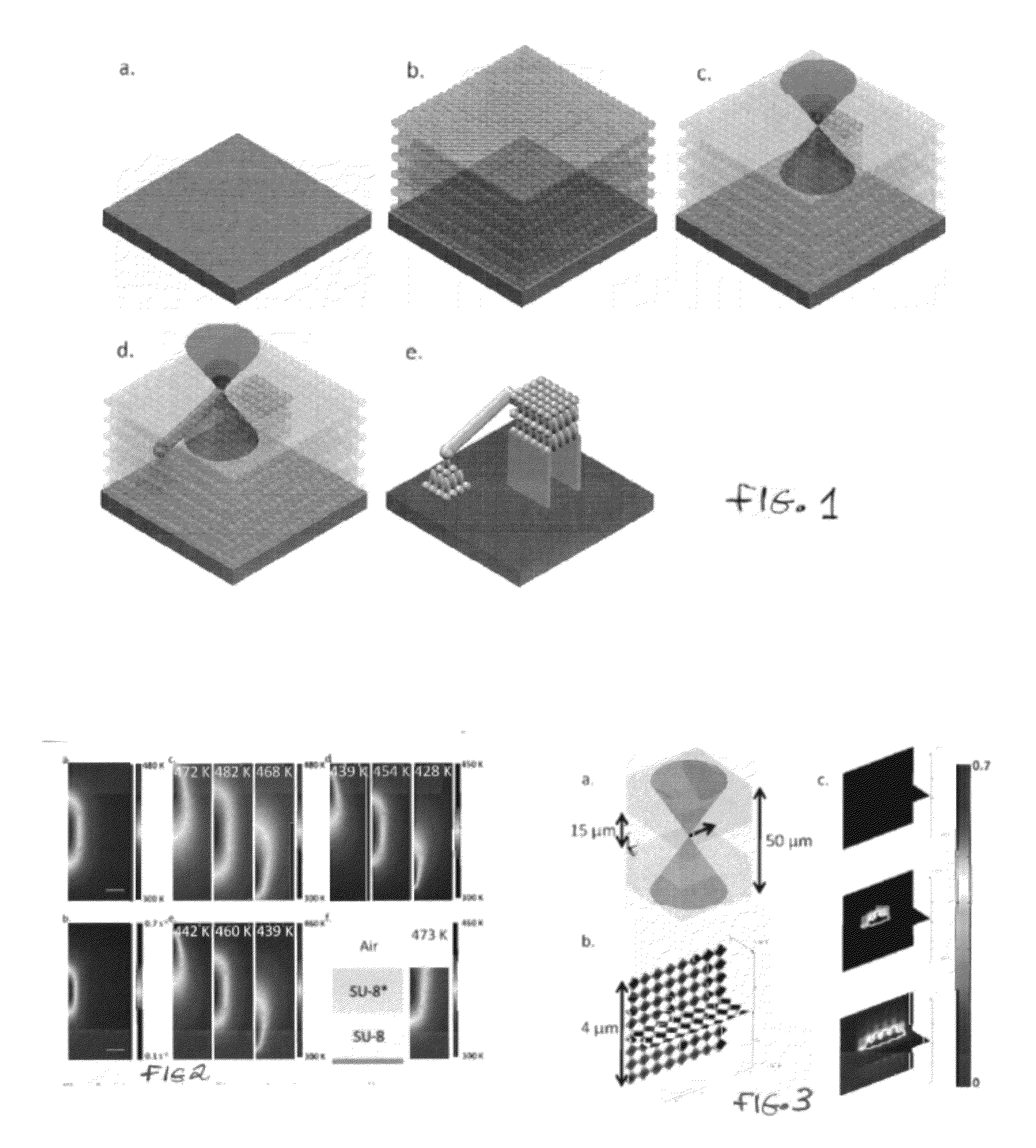 Hybrid lithographic method for fabricating complex multidimensional structures