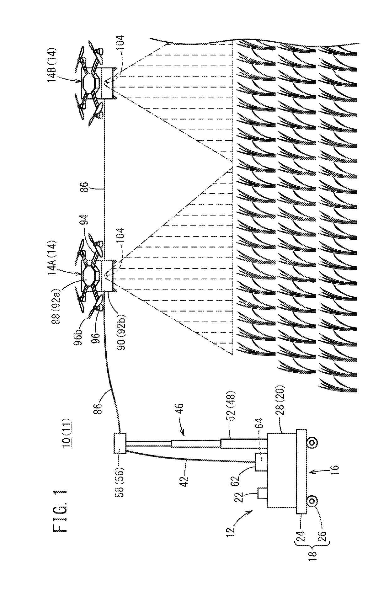 Aerial spraying apparatus, unmanned aerial vehicle system, and unmanned aerial vehicle