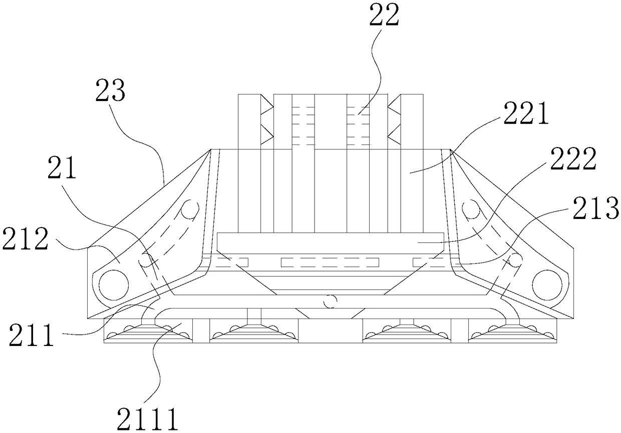 Flow scattering integration device for water conservation power generation blades