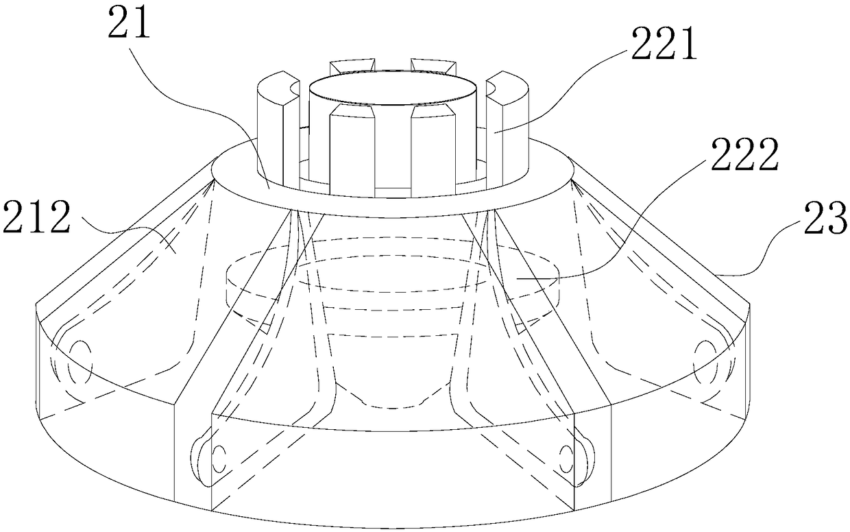 Flow scattering integration device for water conservation power generation blades