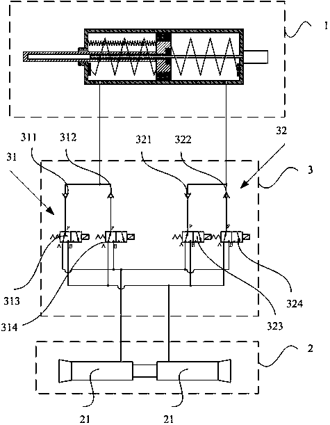 Two-way water jet propeller based on shape memory alloy and its control method