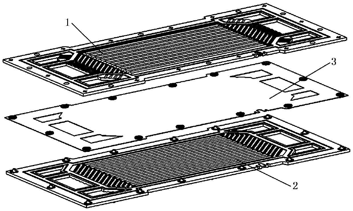 Fuel cell integrated metal bipolar plate assembly structure