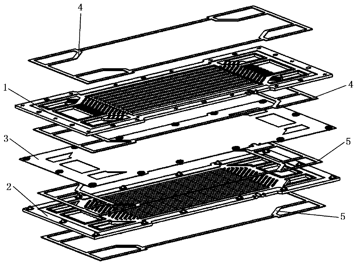 Fuel cell integrated metal bipolar plate assembly structure