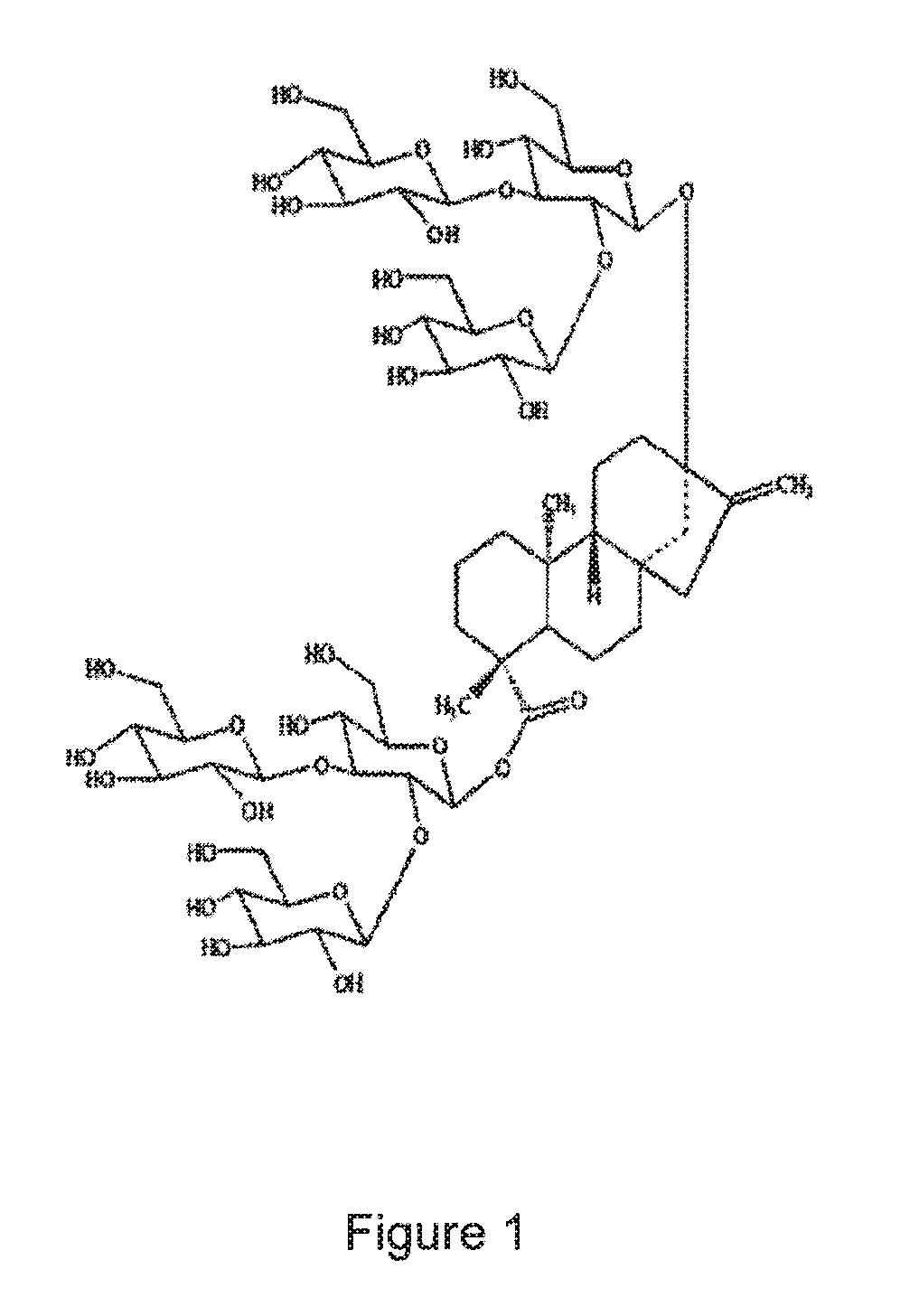 Methods of extraction and purification from stevia rebaudiana of compositions with enhanced rebaudioside-m content, uses of said composition and natural sweetener compositions with said composition