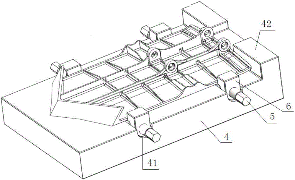 Drilling and milling device for adjustment sheet type part