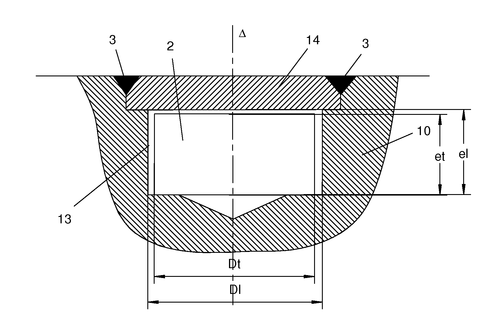 Invasive surgical instrument equipped with a transponder