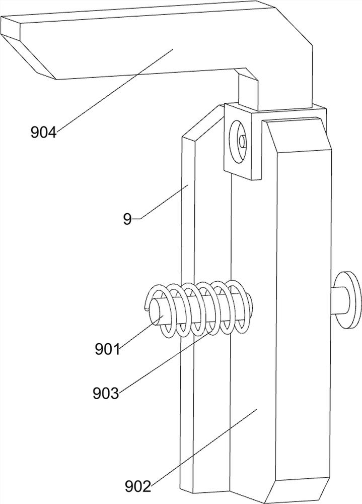 Sample sampling test tube storage device for endocrinology department