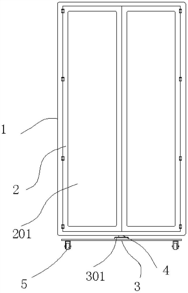 Agricultural vegetable exposure device