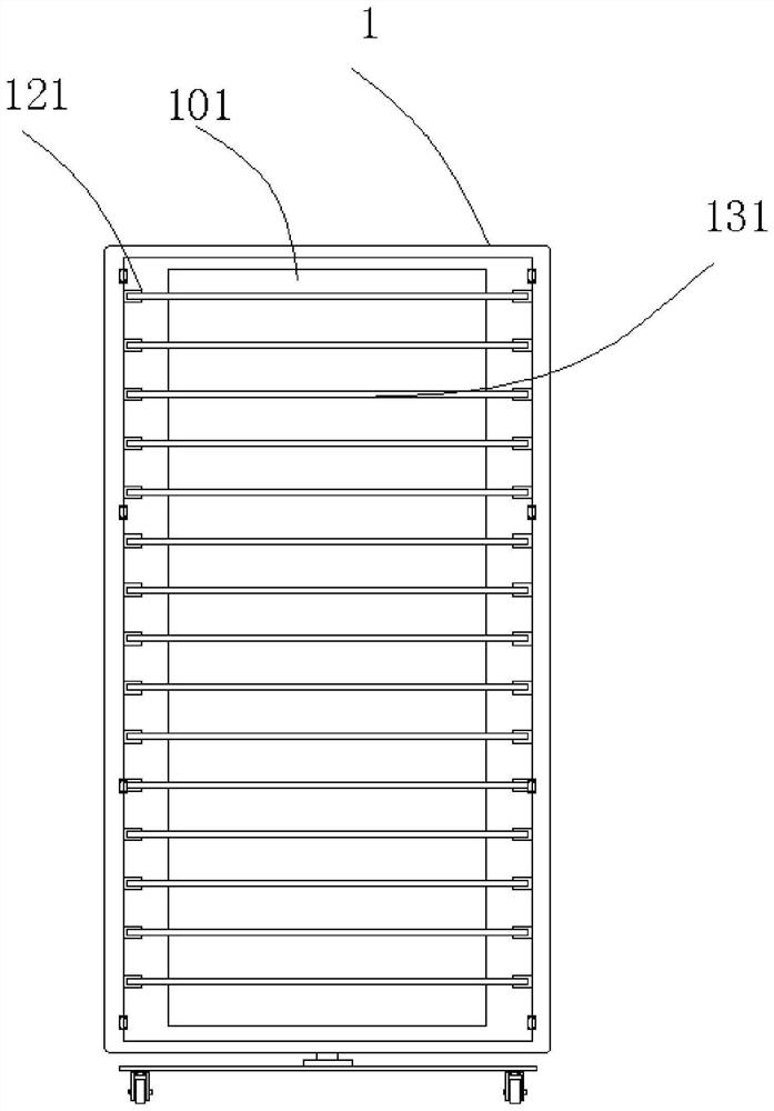 Agricultural vegetable exposure device