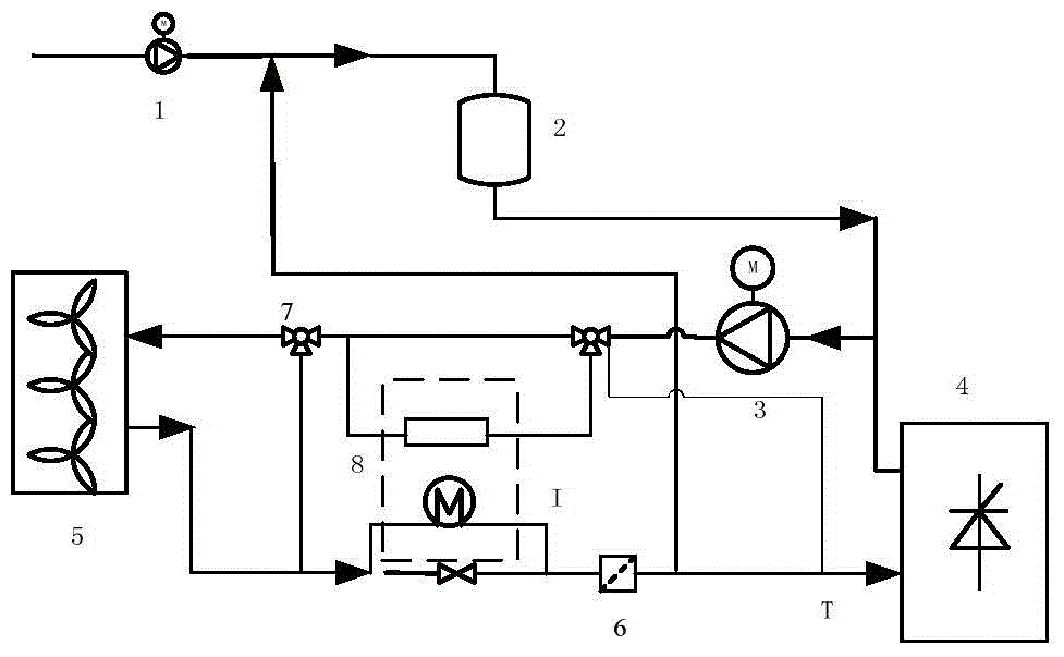 An immersed thermoelectric refrigeration device for a DC converter valve