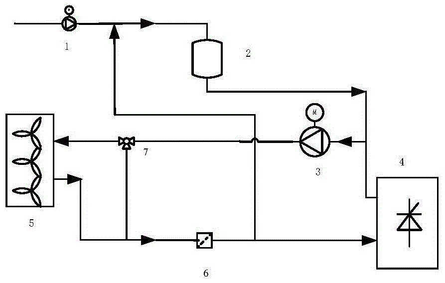 An immersed thermoelectric refrigeration device for a DC converter valve